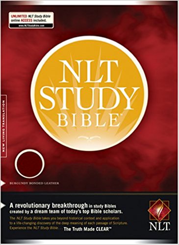 NLT Study Bible B/L Burg - TYNDALE